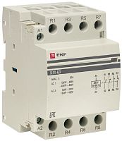 Контактор модульный EKF PROxima КМ 3п 4НЗ 63А 230В АС картинка